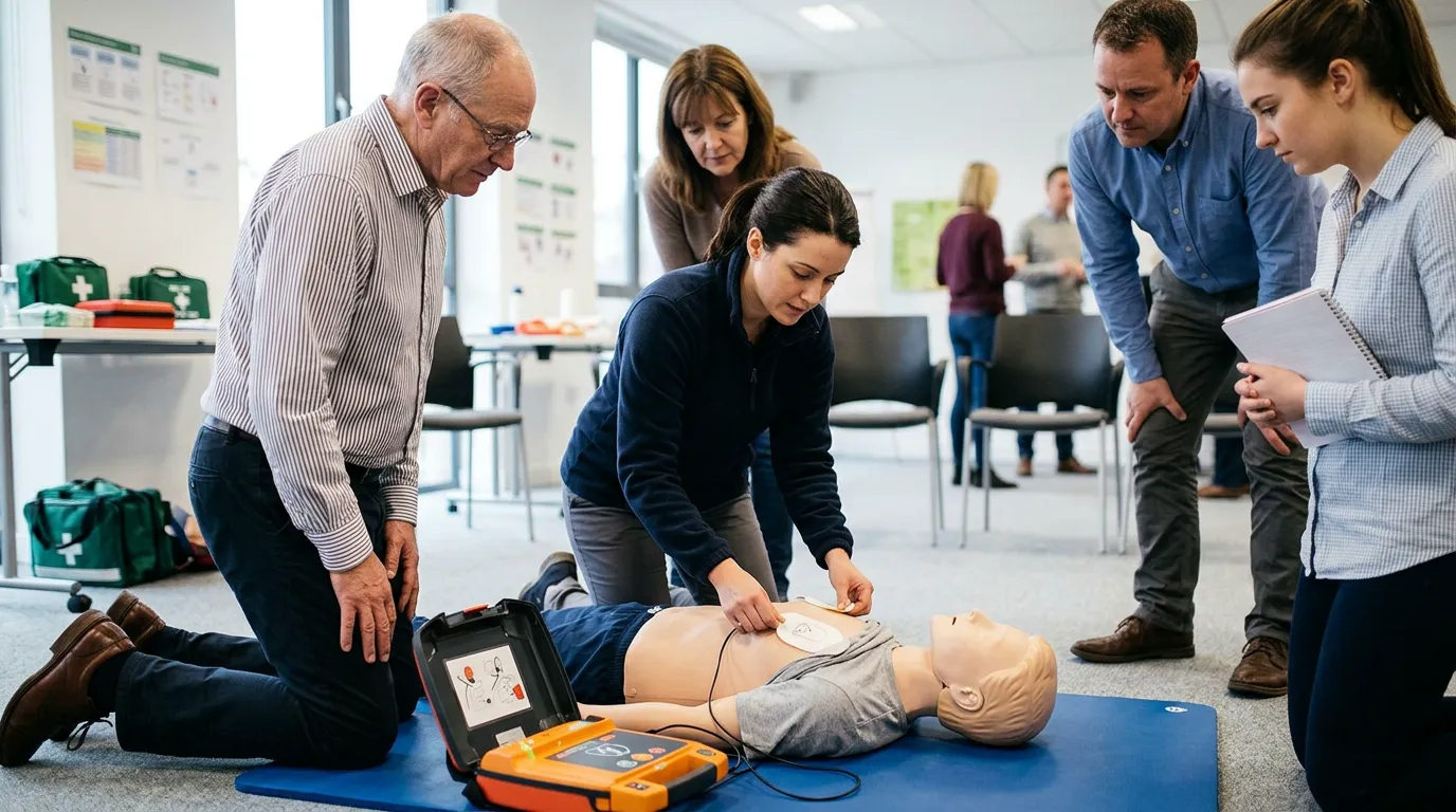 Formation MAC SST lors d’un exercice pratique à Beynost – étape 5 Formation MAC SST lors d’un exercice pratique à Beynost – étape 5